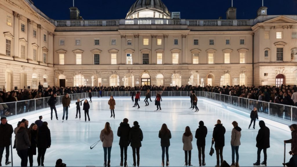 London, United Kingdom: Somerset House Ice Rink