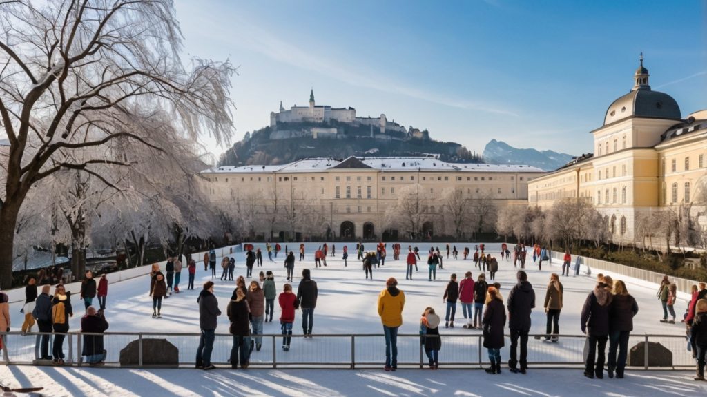 Salzburg, Austria: Mirabell Gardens Ice Rink